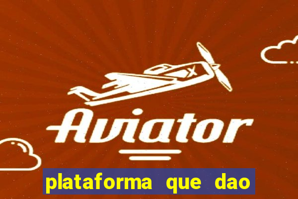 plataforma que dao bonus de cadastro